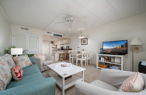 North Ocean City Condo | Experience your vacation in this spacious one bedroom condo with an ocean view.