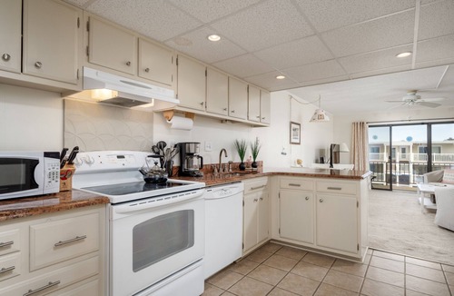 North Ocean City Condo | Experience your vacation in this spacious one bedroom condo with an ocean view.