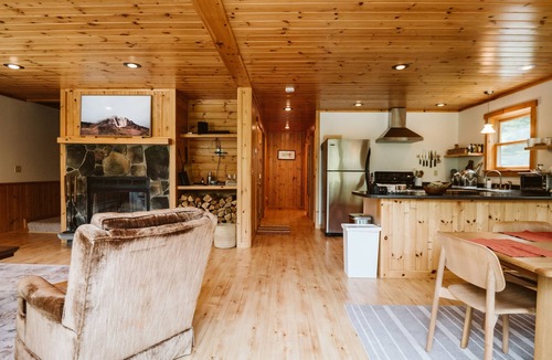 Rumford Center Cabin | Family-friendly, Luxury Log Cabin Nestled in the Woods - 10 Mins to Sunday River