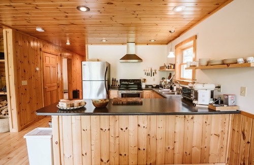 Rumford Center Cabin | Family-friendly, Luxury Log Cabin Nestled in the Woods - 10 Mins to Sunday River