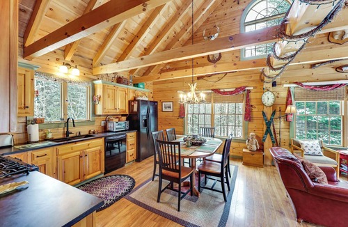 Stratton Cabin | Game Room, Deck! Cozy Ski Cabin Near Sugarloaf