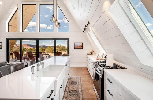 Torrey Ski Chalet | Gorgeous A-frame Settled in the Middle of the Desert inTorrey, Utah