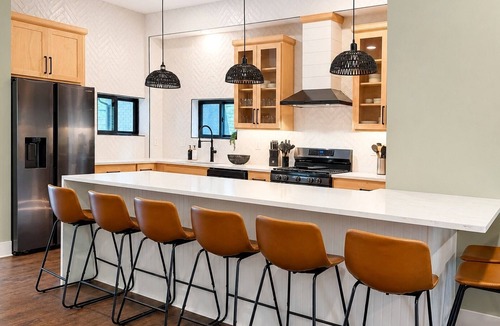 Olde Towne East House | Group Getaway with Game Lounge, Hot Tub, Arcades, Shuffleboard & Other Games