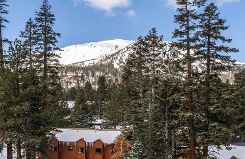 Mammoth Lakes House | Hillside #508 - Cozy Studio w King Bed Fireplace & Kitchenette