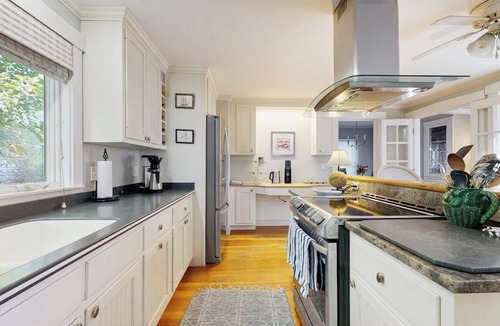 Camden House | Historic home steps from the harbor with enclosed porches & gorgeous deck