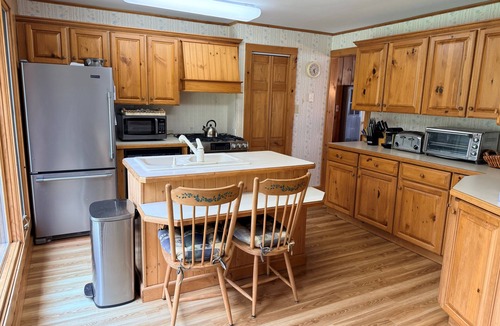 Town of Webb House | Just listed! Waterfront on 4th with awesome views! Cozy 4-bedrm home on the lake