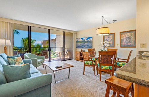 Honokowai Apartment | Kaanapali Shores Villas Ocean View 3 BR Sleeps 10 Complimentary Car with 6 Nights KS ML-3765 by KBM