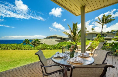 Napili Apartment | Kapalua Bay Villas Oceanfront 1 BR Sleeps 4 Villas Steps to Beach Complimentary Car with 6 Nights KBV-34G4 by KBM
