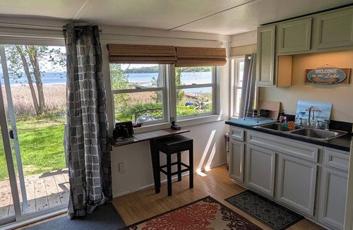 Malletts Bay House | Lake Champlain direct waterfront cottage on lovely Mills Point in Colchester Vt