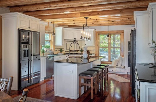 Nebo House | Lakefront Family Retreat: Dock, Firepit & Mtn View