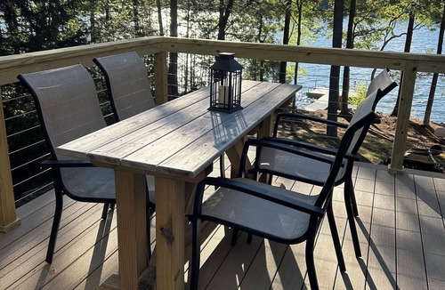 Liberty Ski Chalet | Lakeside Chalet w/dock and King bed!