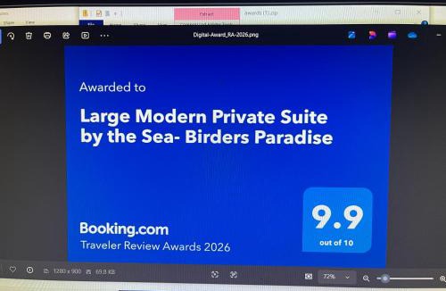 Little Compton Bed & Breakfast | Large Modern Private Suite by the Sea- Birders Paradise