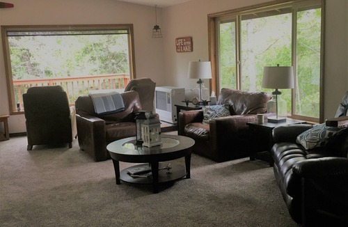 Nikiski House | Listen to the loons on the lake.