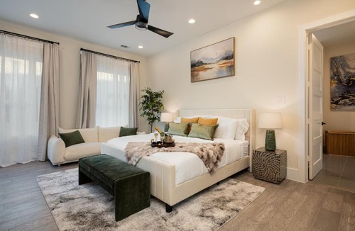 Washington Ave./ Memorial Park House | Luxe HTX Stay, 4BR Rooftop & Garage, along Washington Ave & Rice Military