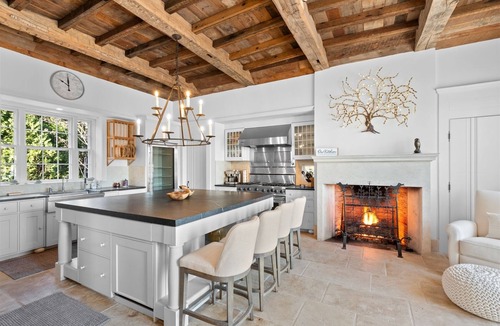 Rockport House | Luxurious Rockport Harbor Oceanfront Home With Private Sandy Beach and Dock