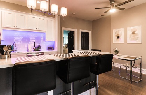 St. Louis Apartment | Luxury Apt w/Spectrum Mood Lighting - Historic Cherokee Street Antique Row