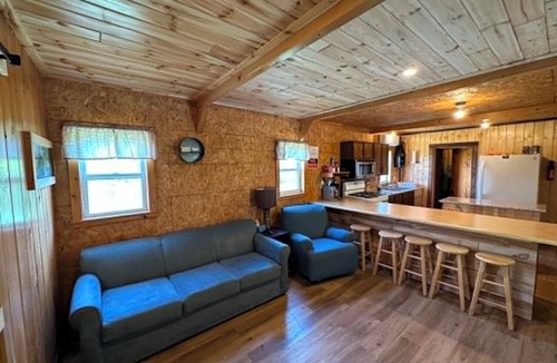 Fort Kent Cabin | Marvelous 2-bedroom cabin with AC in Fort Kent- Trail Side-Kitchen