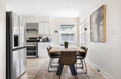 Indianapolis House | Modern 3BR | Game Room | Yard | W/D | Coffee Bar!