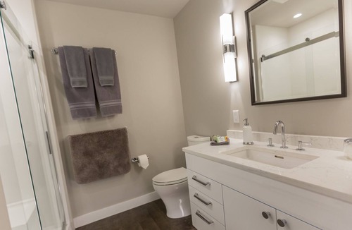 Downtown Juneau Apartment | Modern downtown Penthouse with water and mountain views