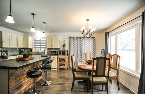 Kemble House | Modern Rustic Home with WoodStove & Pool Table