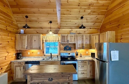 Shirley Mills Cabin | Moosehead State of Mind, 3BR Cabin with Mtn Views & Deck