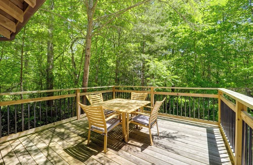 Vein Mountain Cabin | Near Hiking! Couple's Retreat w/Hot Tub in Marion