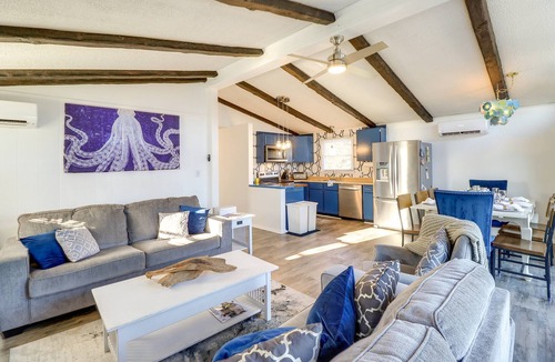 Broadkill Beach House | NEW! Beach Plum Manor 4 Bed 2 Bath with Stargazing Dome Home across from Beach