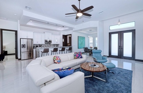 Burnt Store Villa | New listing - Amazing new 3beds/3baths Gulf access villa w. heated pool and outdoor kitchen!
