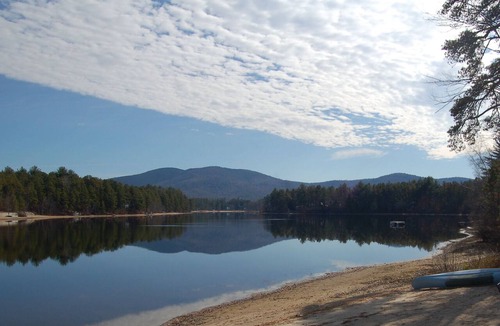 The Bays Cabin | Ossipee Lake Front-Beautiful Views,100 ft Private Sandy beach, with Pontoon boat