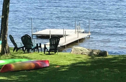 Rome House | Peaceful Maine hideaway with lake views, pool table, dock access, and Wi-Fi