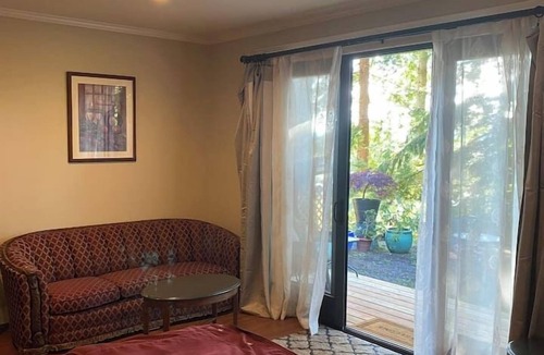 Freshwater Condo | Peaceful private studio in redwoods, outdoor fire