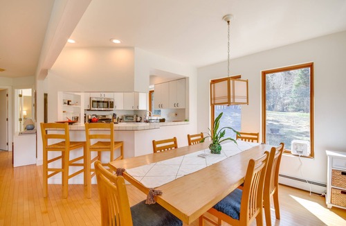 Morrisville House | Peaceful Vermont Hideaway Near Stowe | Wooded View