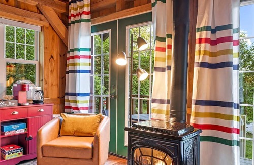Bethel Cabin | Peaceful Woodland Escape with Two Cabins, Firepit Nights & Hot Tubs in Bethel, Maine