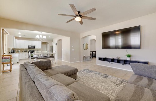 Canyon Trails West House | Pool, Fire Pit: Luxe Family Home in Goodyear