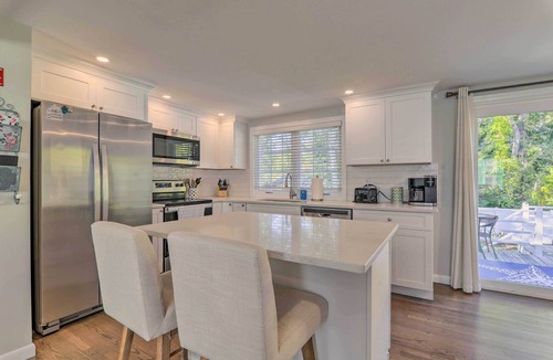 Hyannis House | Pool Table + Fire Pit: Wooded Hyannis Haven!