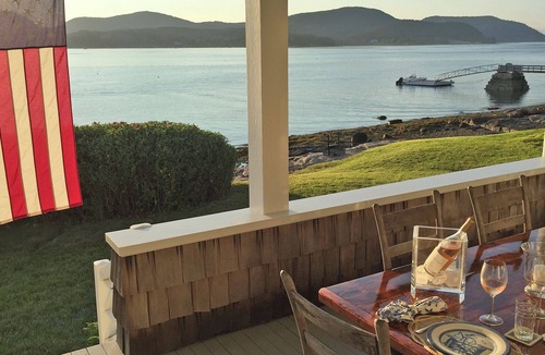 Southwest Harbor Cottage | Private beach, dock, 1,500 ft of oceanfront on Greenings Island near Acadia