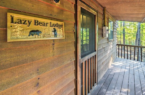 Ellijay Cabin | Private Ellijay Cabin w/Deck, Fire Pit & Amenities