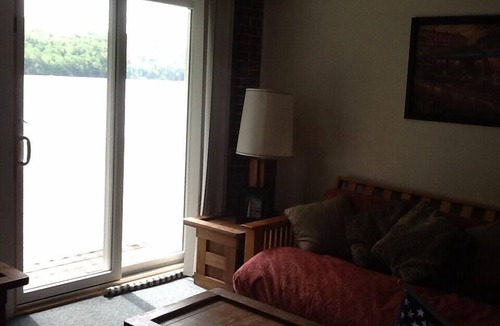 Bryant Pond Condo | Private Lakeside Condo with Roof Deck near Sunday River and Mt Abram