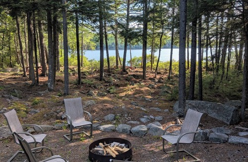 Lincoln Cabin | Private waterfront cabin with 4 acres on Egg Pond - Lincoln
