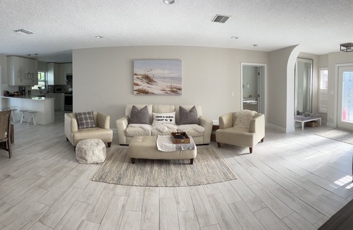 Redington Beach House | Relax and have some fun in this Salt water heated pool home, 5min walk to beach