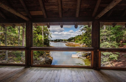 West Point Cabin | Renovated 3-BR boathouse built atop water in quiet cove; private float & trails