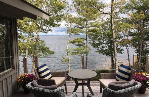 Rockport House | Rockport Camden steps to sea! Oceanfront designer house! 5 star reviews!