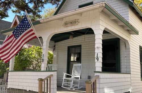 Bayside Cottage | Rustic cottage a block from the water at 19 Broadway, Bayside, Northport