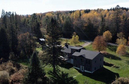 Danville Cabin | Rustic Log Cabin w/Hot Tub, Mountain Views in the Northeast Kingdom