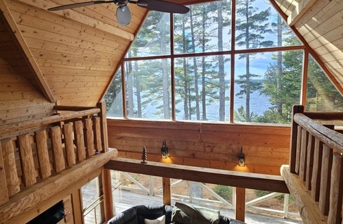 Beaver Cove Cabin | Rustic Luxury Retreat with Panoramic Lake & Mountain Views in Beaver Cove, Maine