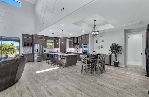 Fort Myers Villa | Saltwater Playhouse 1005 Luxury Pool & Spa Home w/Game Loft and Gulf Access Only Minutes Away
