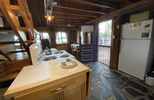 North Penobscot Cabin | Secluded Katahdin View, Lakefront Bliss & Beach Cove Retreat