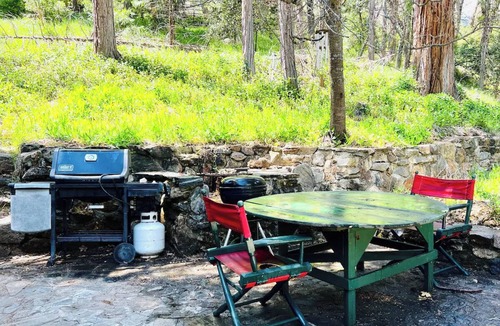 Camp Nelson Cabin | Sequoia Time Capsule: Spa, Walk 2 Giant Sequoias, River, Fish, Bike, Saloon