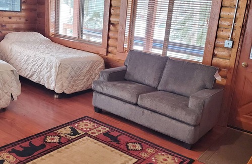Soldotna Resort | SITKA CABIN, one of our six deluxe furnished cabins on the Peninsula!