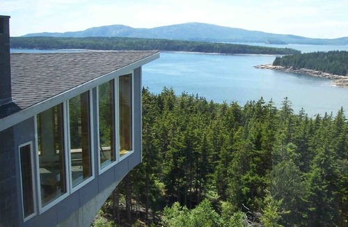 Winter Harbor House | Spacious, modern, & private, with grand views from a hill-top location.